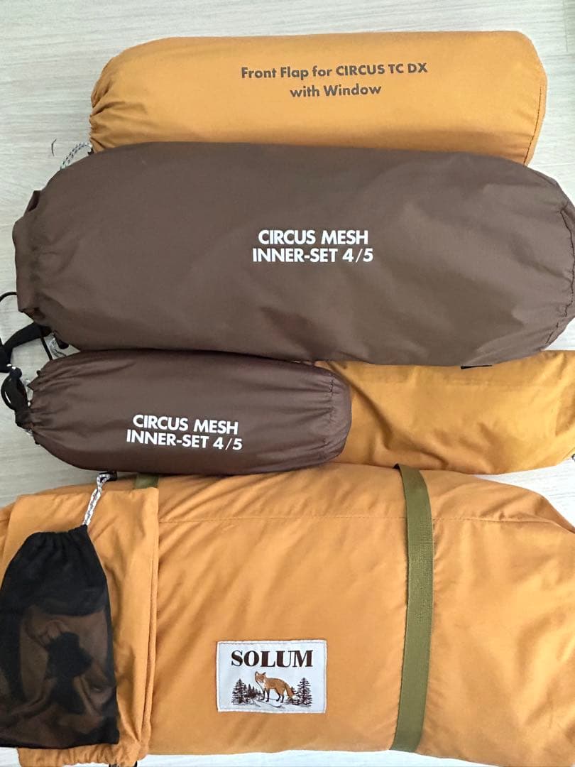 テントマークデザイン　サーカスtcDXソルム　フルセット