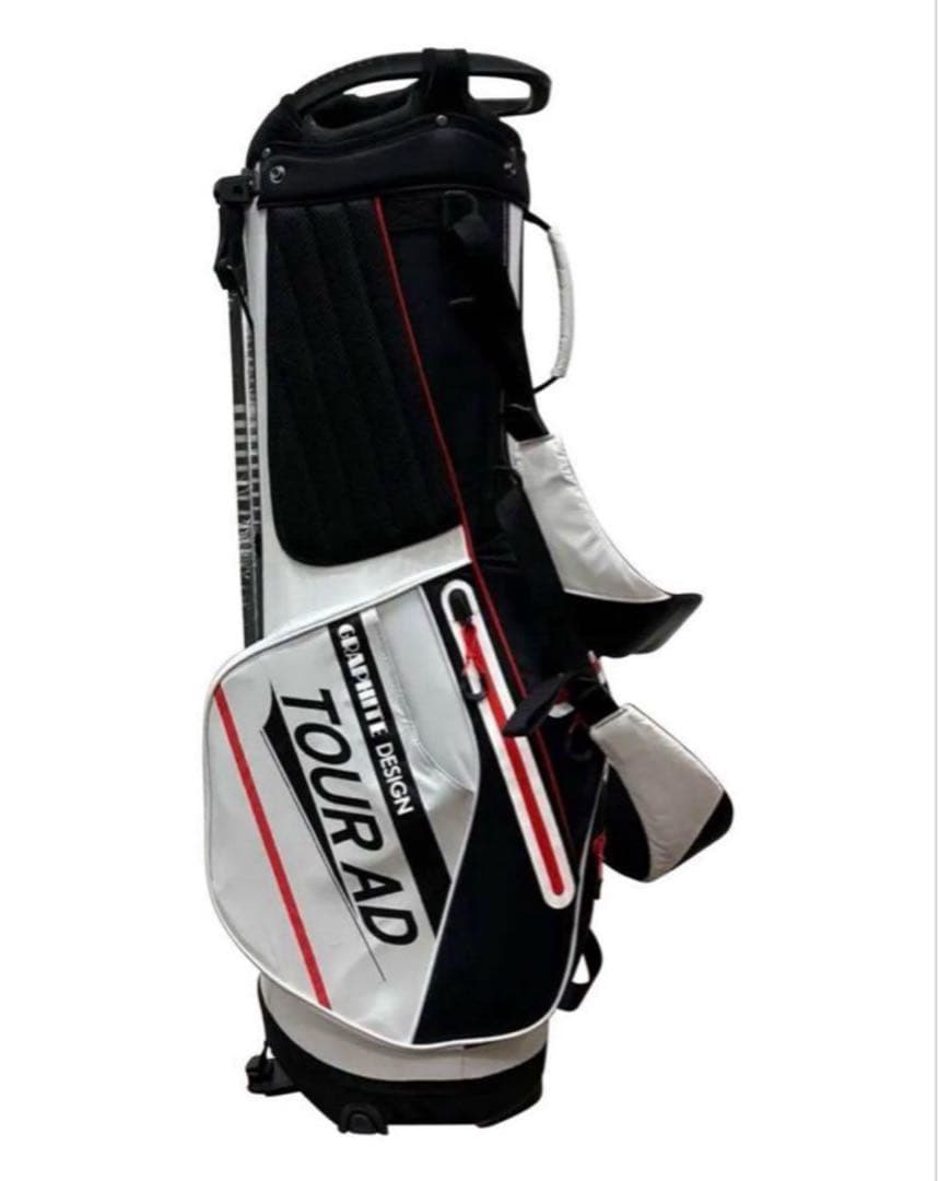グラファイトデザインキャディーバック　2023年モデル　ホワイト　限定モデル