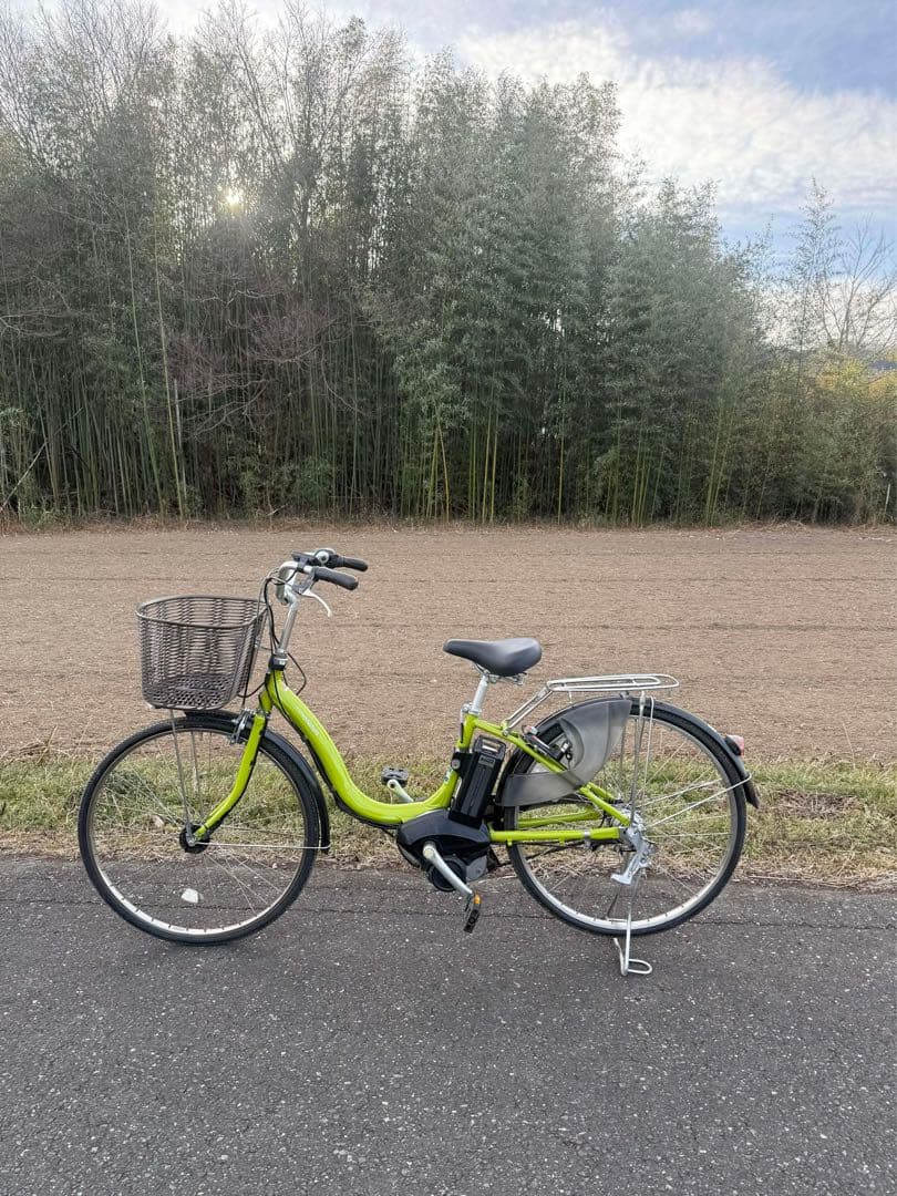 電動アシスト自転車 ライムグリーン