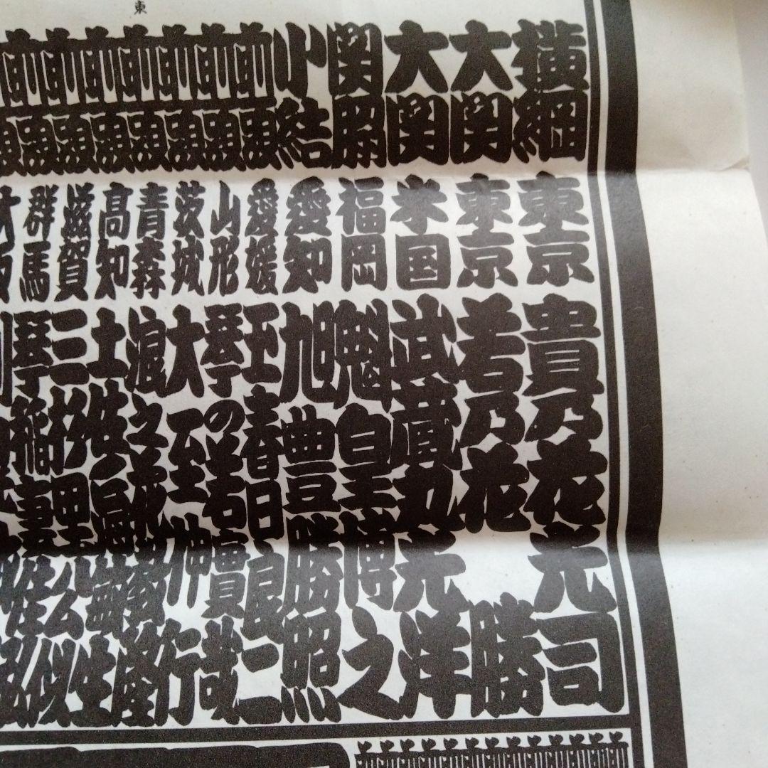 横綱 貴乃花 曙 番付表