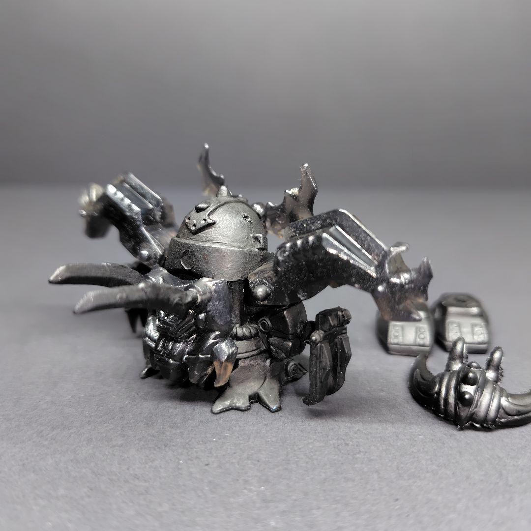 ガン消し　復活闇将軍　殺駆頭パーツ付き＆プラパーツ付き＆ブラックペイント