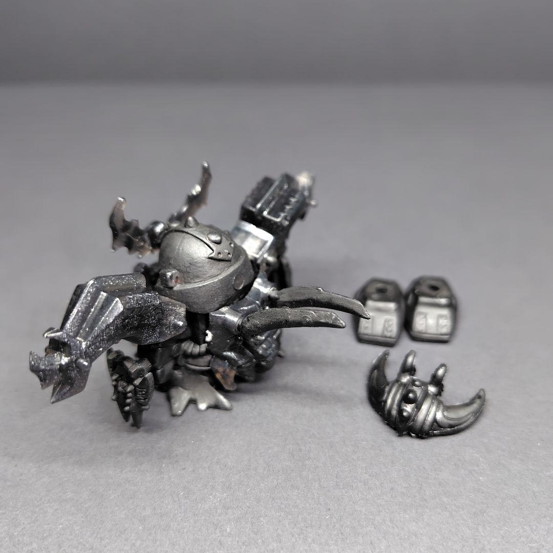 ガン消し　復活闇将軍　殺駆頭パーツ付き＆プラパーツ付き＆ブラックペイント