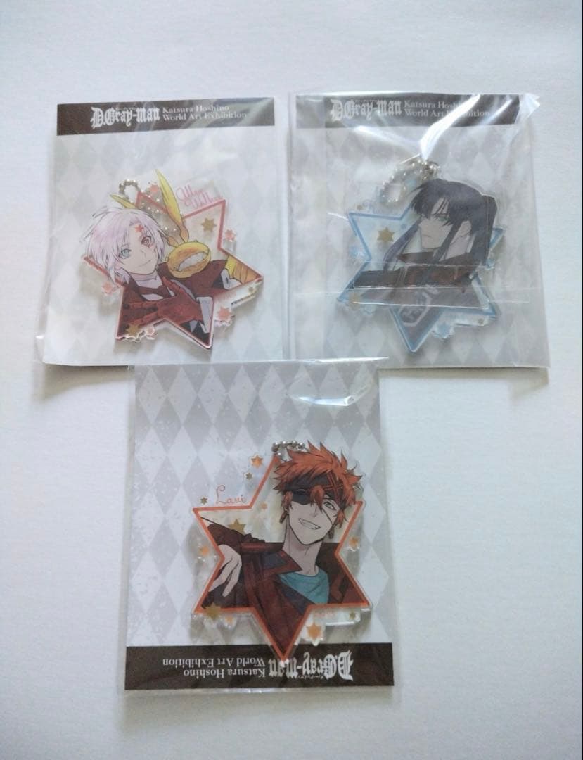 D.Gray-man 原画展　アクリルキーホルダー　神田 ユウ ラビ アレン