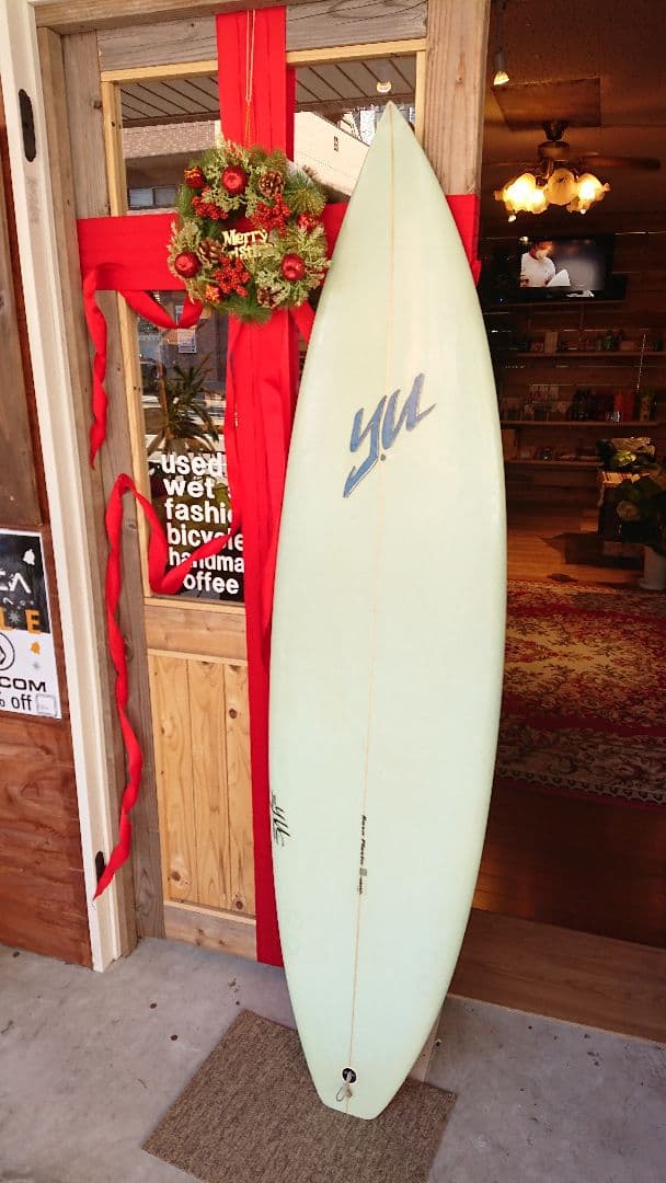 yu surfboards yuシェイプ フィン付き