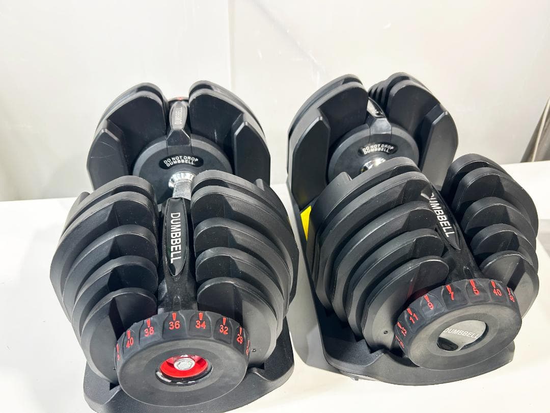 ★2個セット★アジャスタブル ダンベル 40kg【可変式ダンベル】FKC2