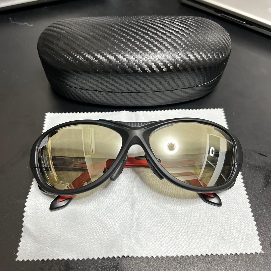 ジール オプティクス 偏光 バトラー ブラック/レッド LSライトスポーツ