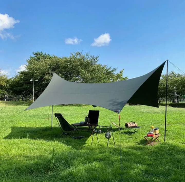 【Mac One】マックワン ヘキサタープ Lサイズ (アームドグリーン)