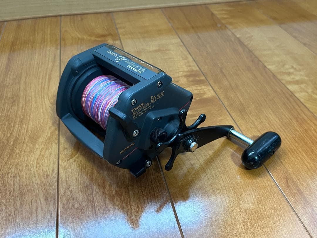 【美品】SHIMANO SUPER 船 5000 当時物 PEライン付き
