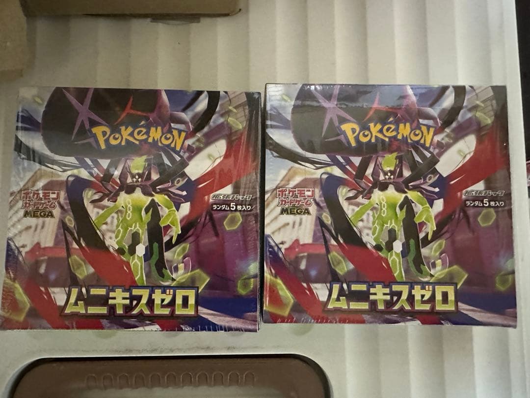 ポケカ　ムニキスゼロ　2ボックス　シュリンク付き