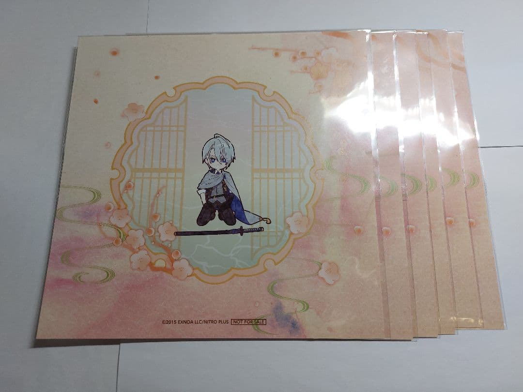 刀剣乱舞 アニカフェ 顕現シート セット 長義 鶴丸 抜丸 太閤 日向