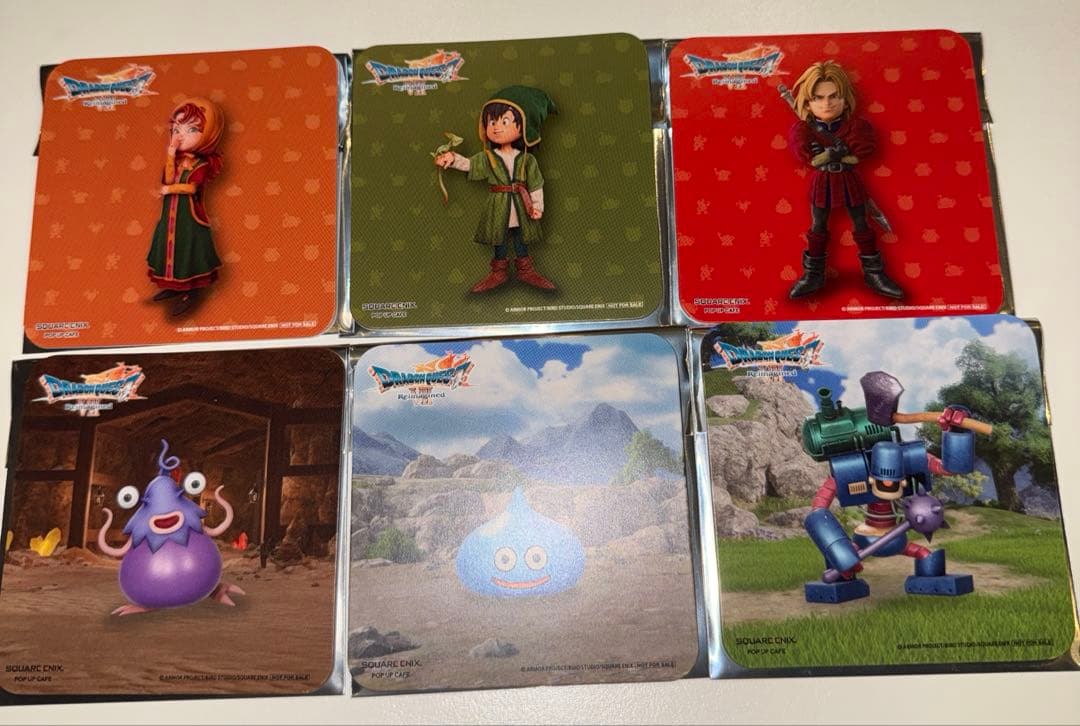 ドラゴンクエストⅦ Reimagined コースター　6枚　コンプリート