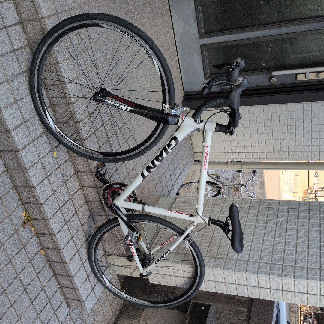 ジャイアントPACE Mサイズ中古バラ完 10速　傷錆ペイント多数　乗れます