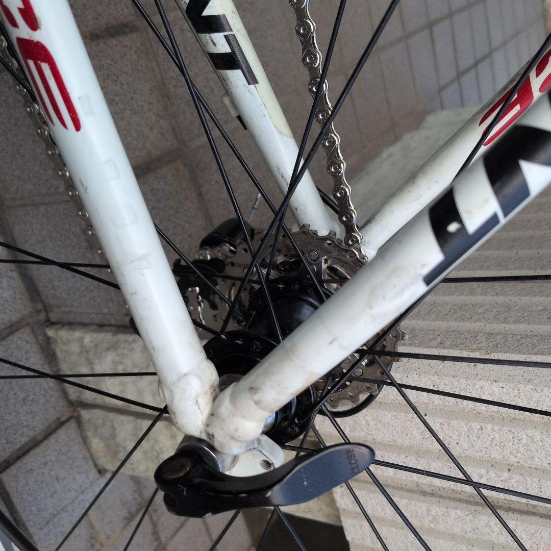 ジャイアントPACE Mサイズ中古バラ完 10速　傷錆ペイント多数　乗れます