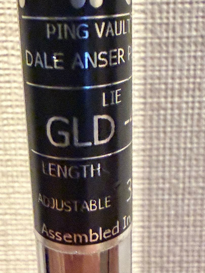 PINGパター　VAULT 2.0 DALE ANSER platinum