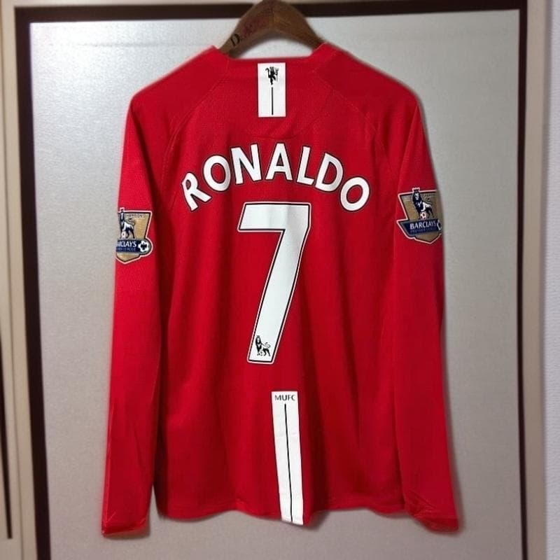 07-08 マンチェスター・ユナイテッド RONALDO 7番 長袖 シャツ