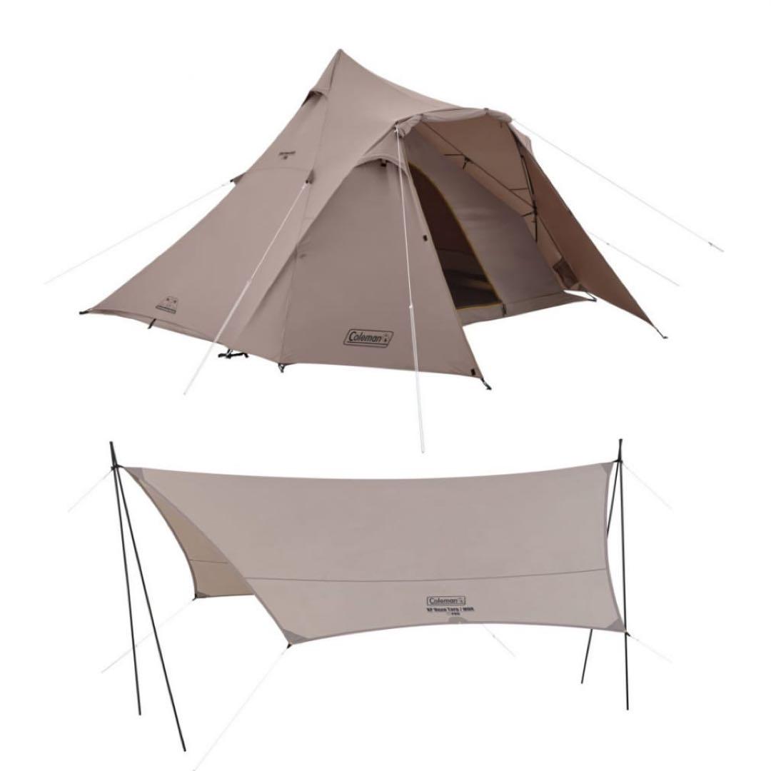 コールマン ワイドティピー3025 XPヘキサタープMDX セット グレージュ