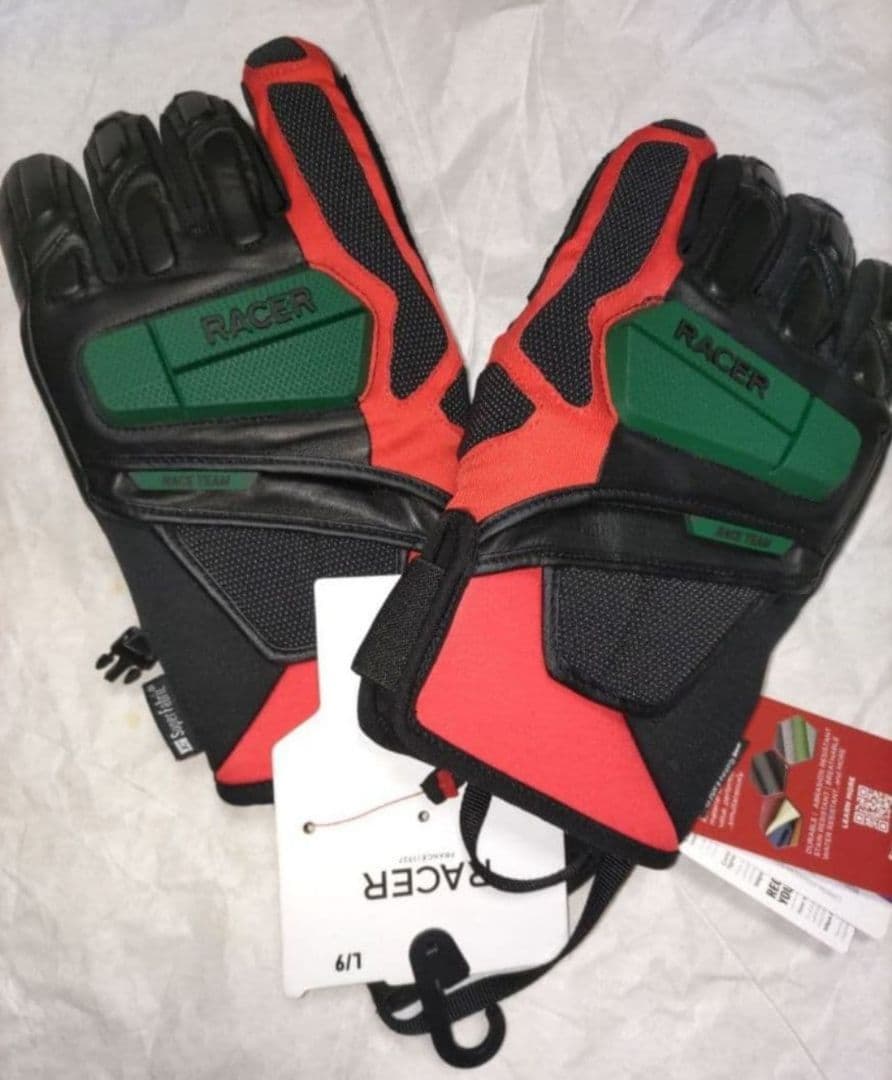 a 新品タグ付き RACER レーサー レーシング グラブ サイズ L