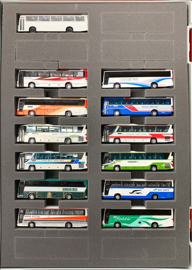 バスコレクション 第10弾 ノーマル12台+無塗装バス1台