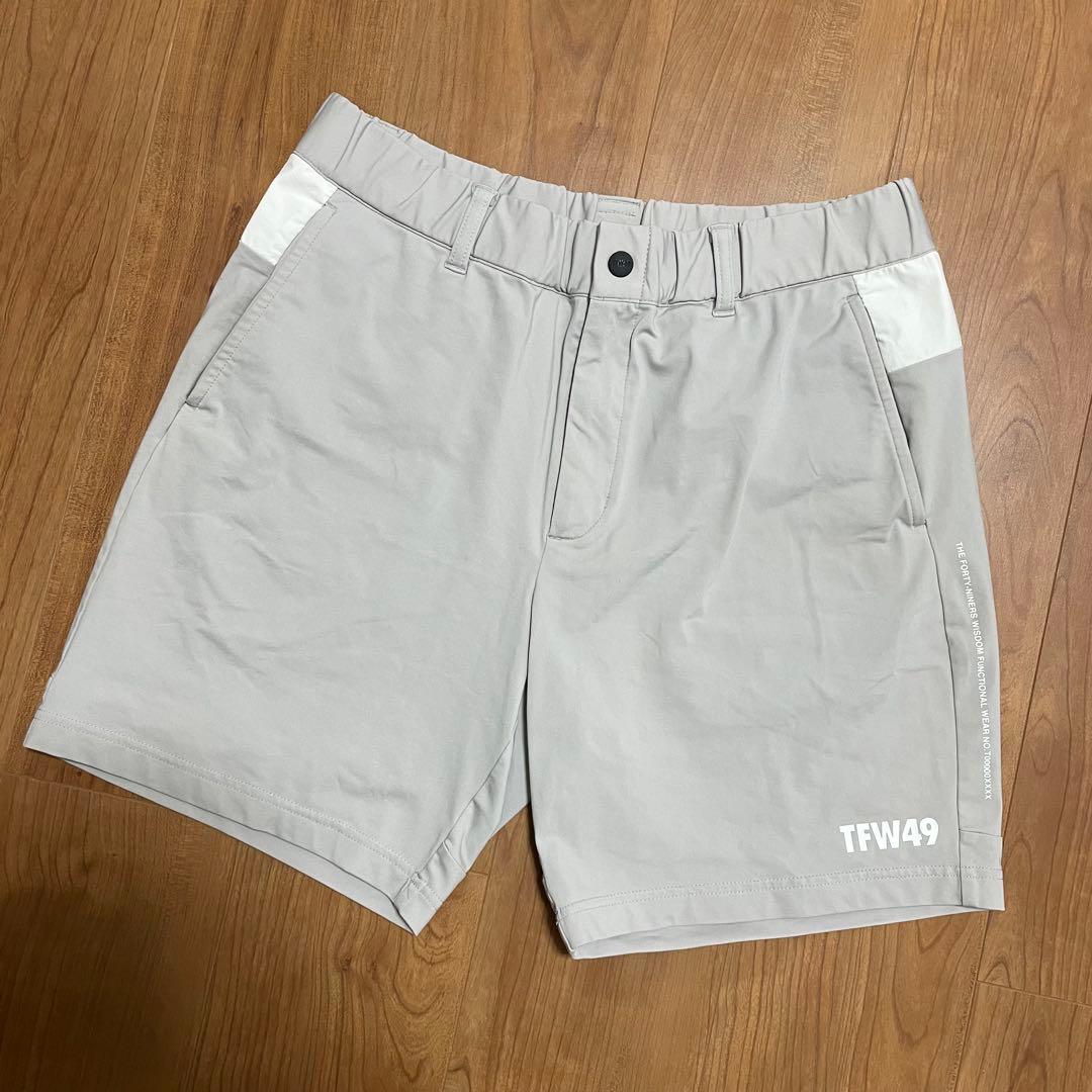 2025最新　TFW49 ハーフパンツ　グレー　L ゴルフ　ショートパンツ