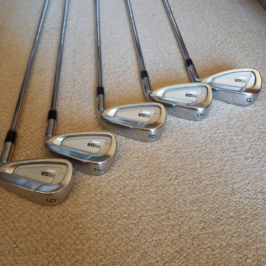 プロギア　PRGR 02アイアン　5本セット(フレックスSR　スチールシャフト)