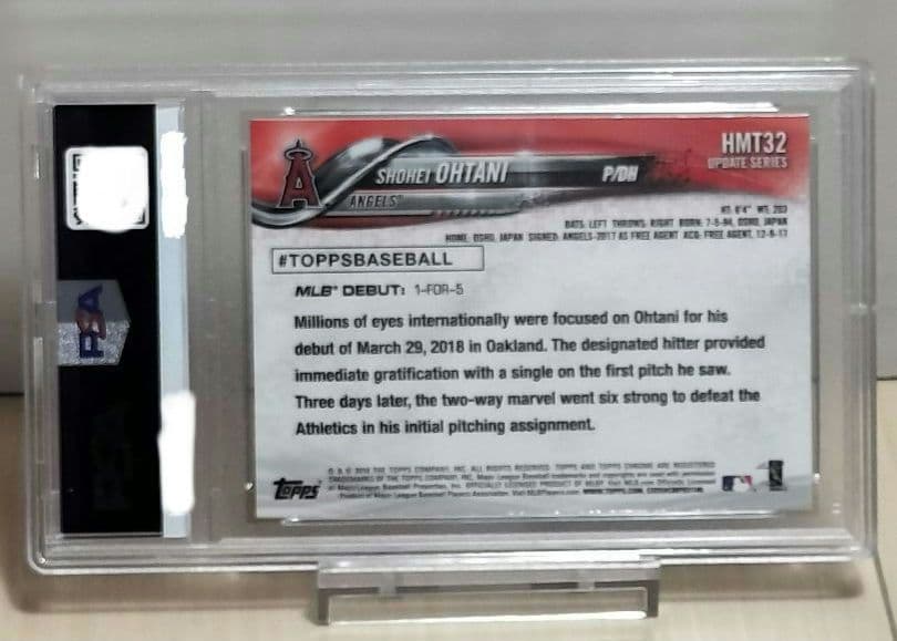 大谷翔平　PSA10　 2018 ToppsChrome HMT32　ルーキー