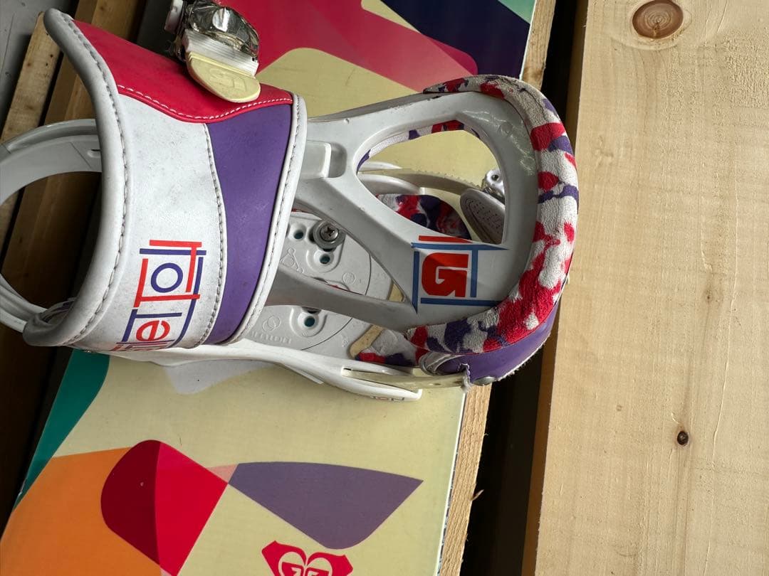 カワイイ★ROXY★スノーボード★134cm★バートンバインディング