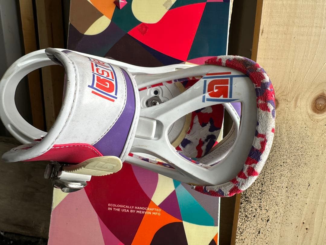 カワイイ★ROXY★スノーボード★134cm★バートンバインディング