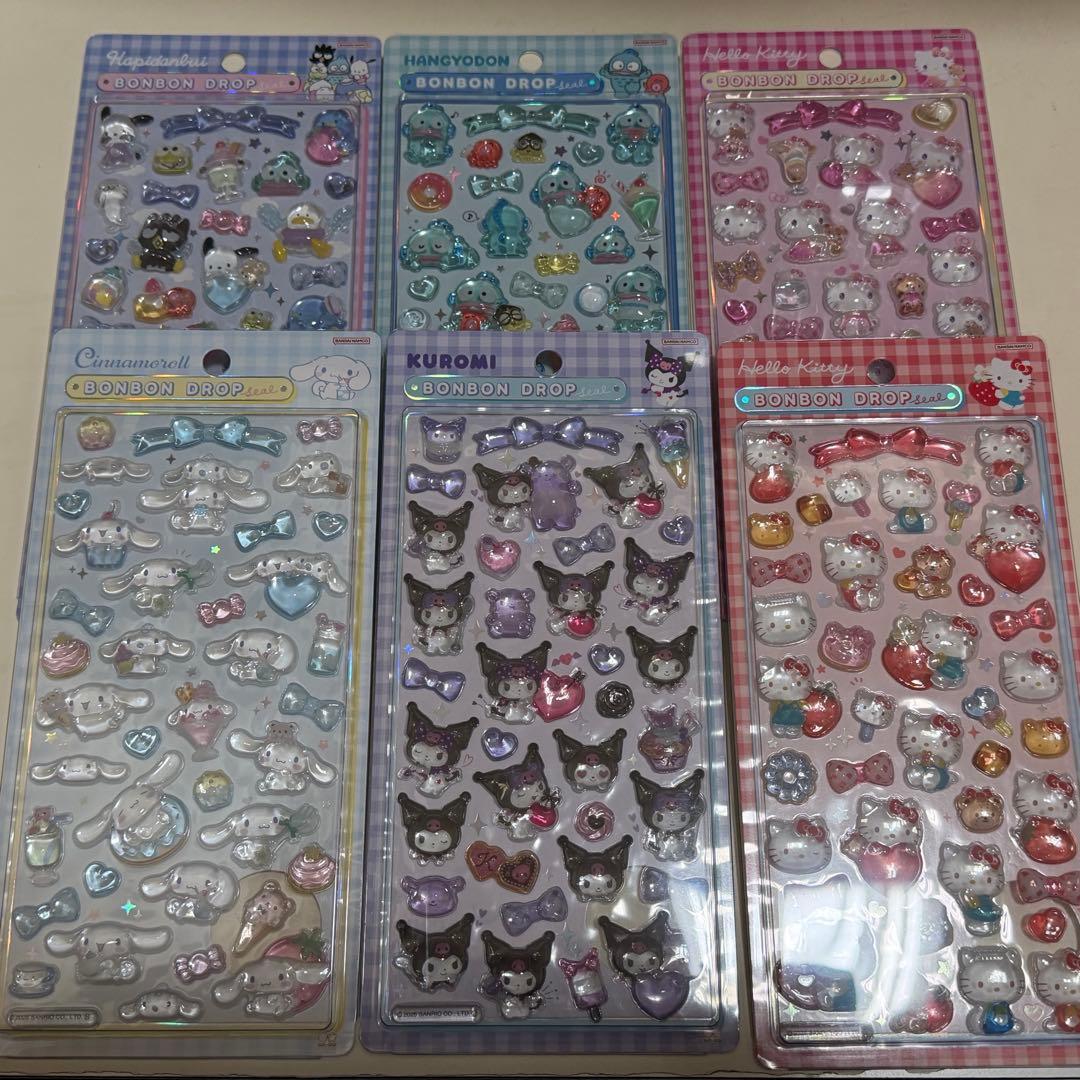 [正規品]ボンボンドロップシール 第二弾サンリオ