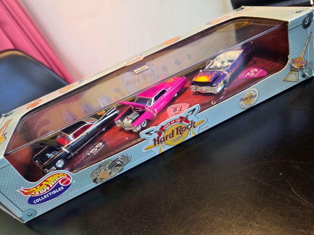Hot Wheels 3台セット ハードロックコレクティブルズ