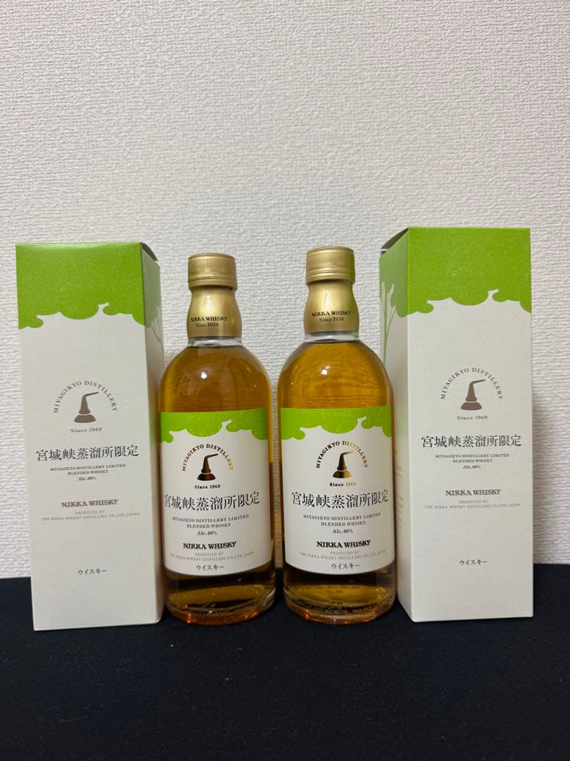 NIKKA 宮城峡蒸溜所限定ウイスキー 500ml 2本セット