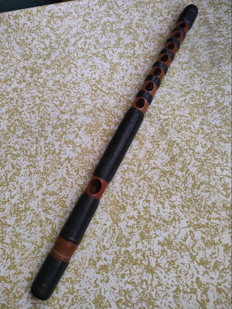 龍笛 本管 竹製 木箱付