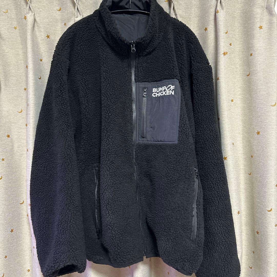 【新品未使用】BUMP OF CHICKEN ボアジャケット 黒　L