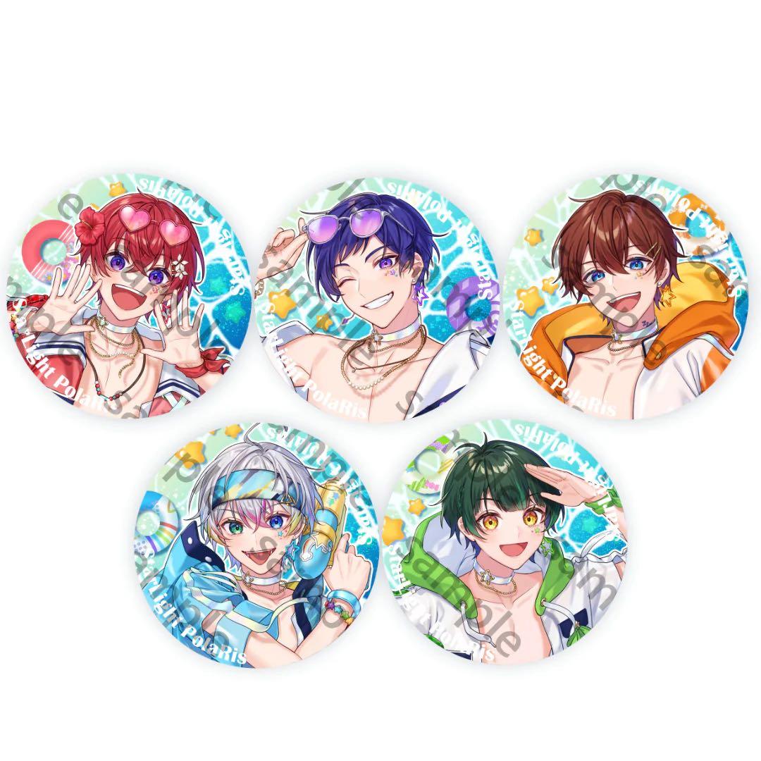 新品★すたぽら【Relu】缶バッジ★第6弾★4点セット