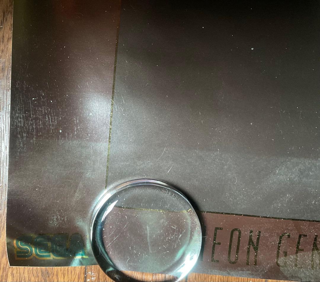 綾波レイ 新世紀エヴァンゲリオン ゴールドバージョン B2 ポスター SEGA