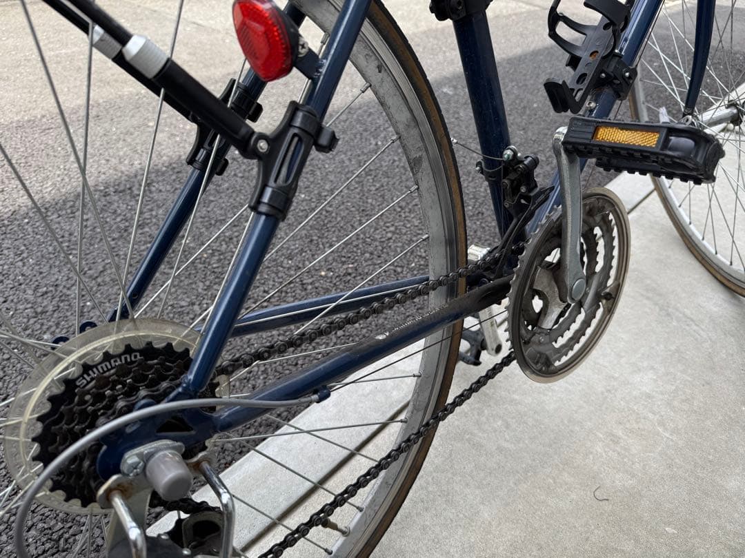 (配送付き)ダークブルー自転車 内装変速機付き