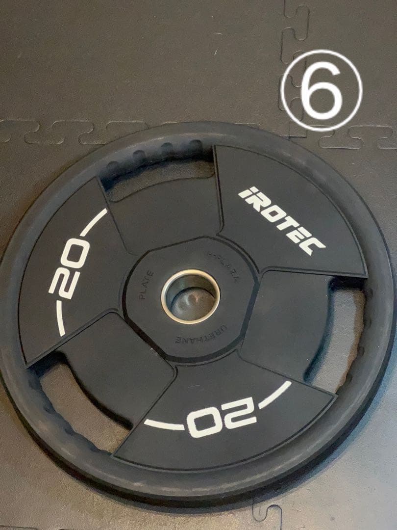 【oda】バーベルプレート 20KG ⑥