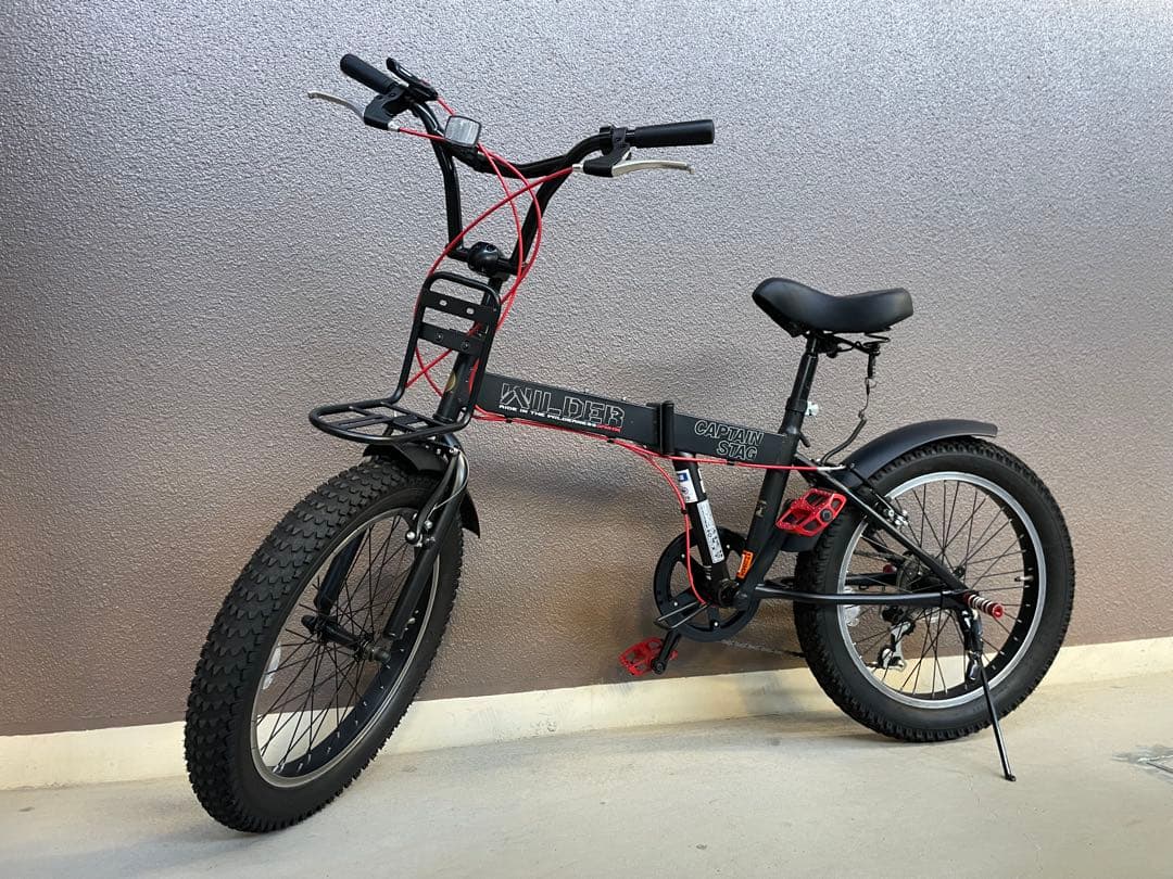 値下げ‼️【大阪　引取限定】キャプテンスタッグ　ワイルダー　折りたたみ自転車