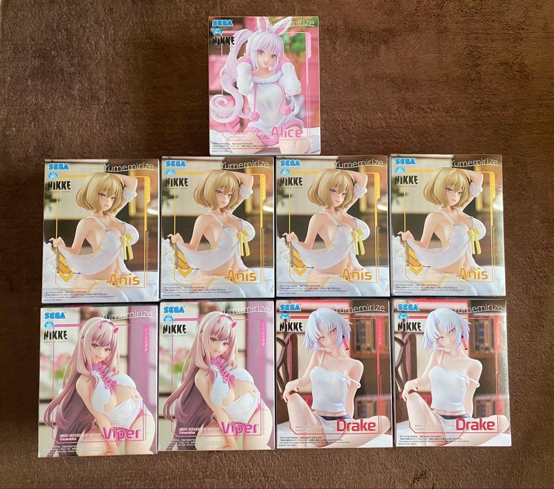 【NIKKE】勝利の女神 Yumemirize フィギュア 9点セット