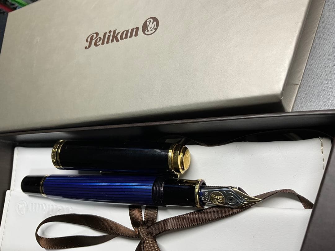 美品　箱・インク付き　ペリカン 万年筆 M800 M 中字