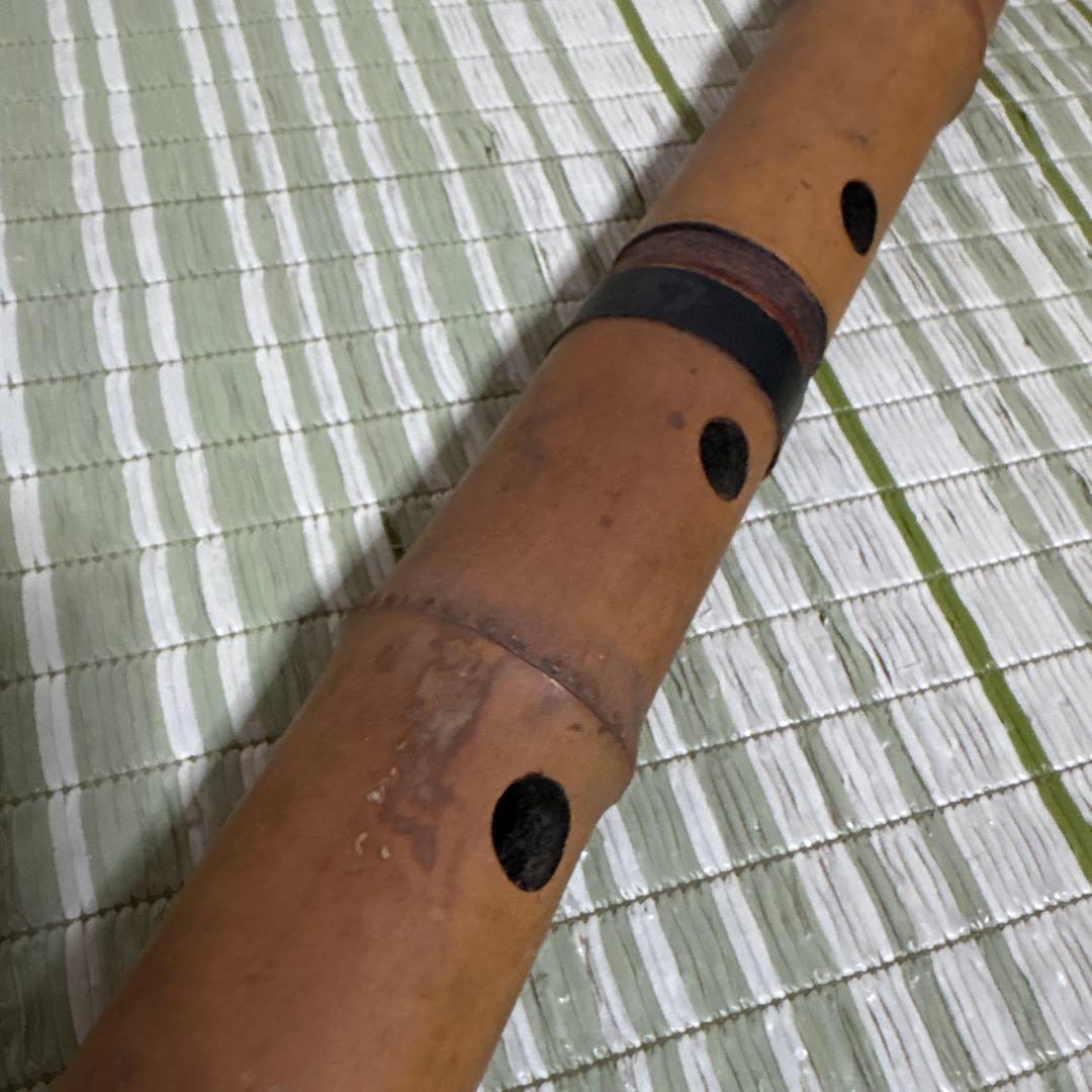 尺八　シャクハチ　藤沢鈴昭　刻印　約55cm 和楽器