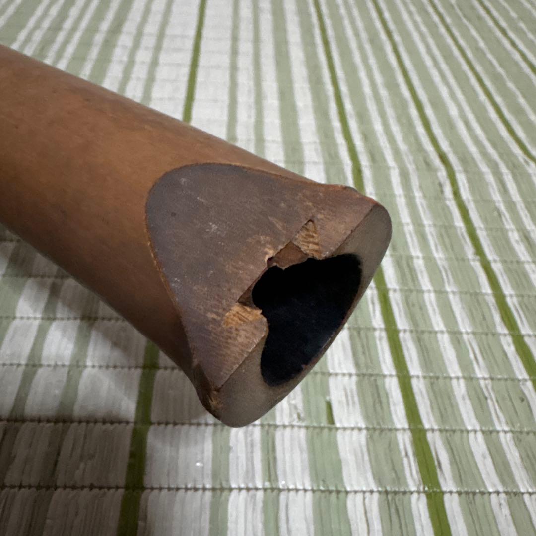 尺八　シャクハチ　藤沢鈴昭　刻印　約55cm 和楽器