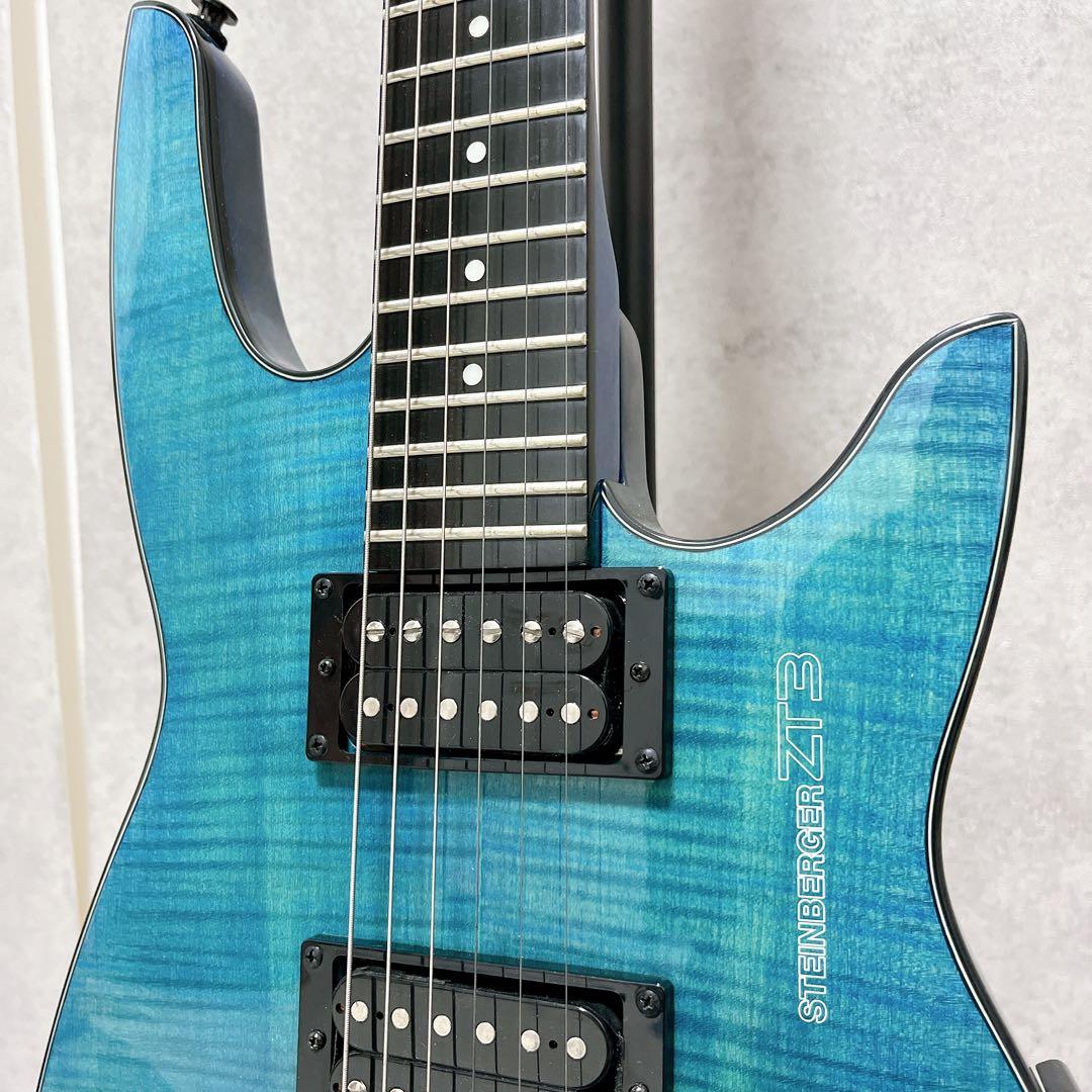 希少 スタインバーガーZT3 STEINBERGER エレキギター青ブルー