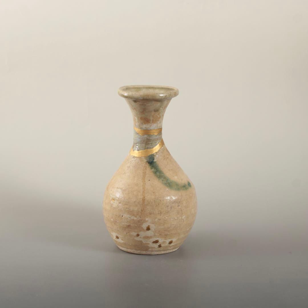 黄瀬戸 徳利 古美術 古道具 アンティーク 桃山〜江戸初期