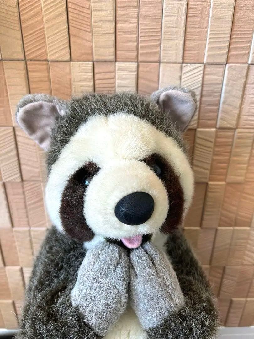 ファースト社 アライグマ ぬいぐるみ（ヒゲなし）