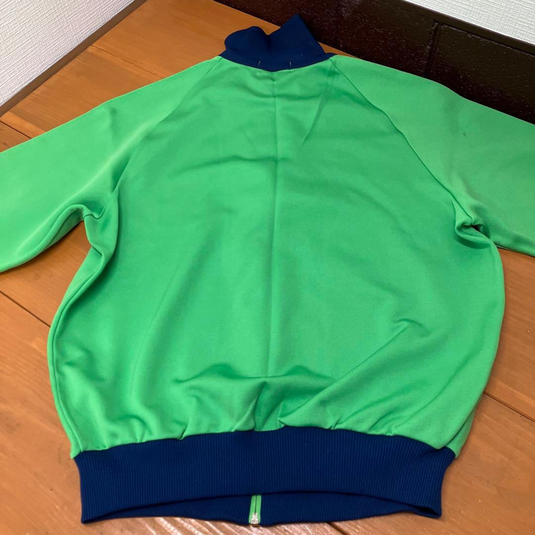 ⑱adidas トラックジャケット 5号70s 80s デサント製 グリーン