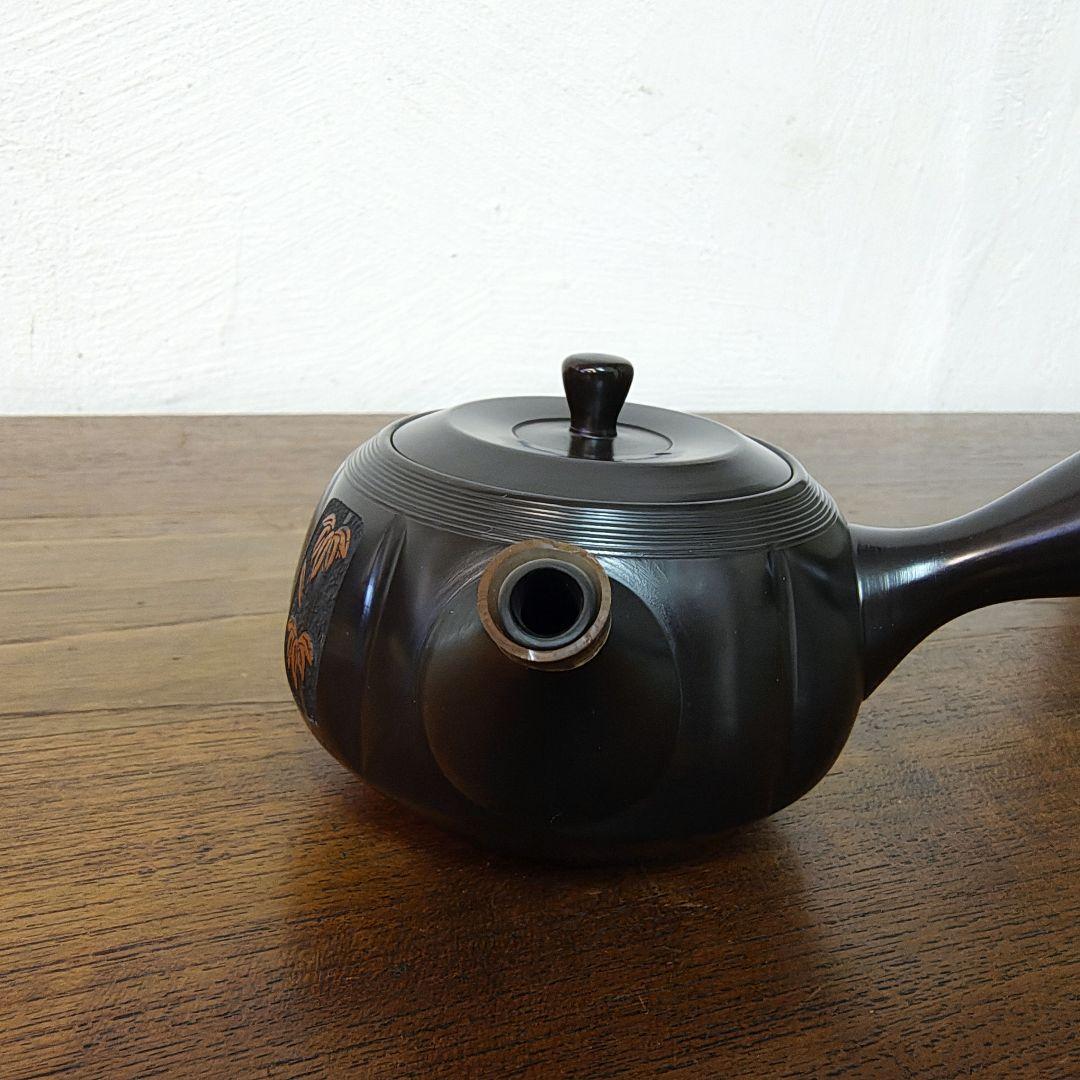 常滑焼【梅原玉堂】松竹梅 急須 茶注