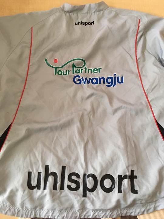 【超希少】uhlsport製韓国軍部　支給トレーニングウェア Kリーグ光州尚武