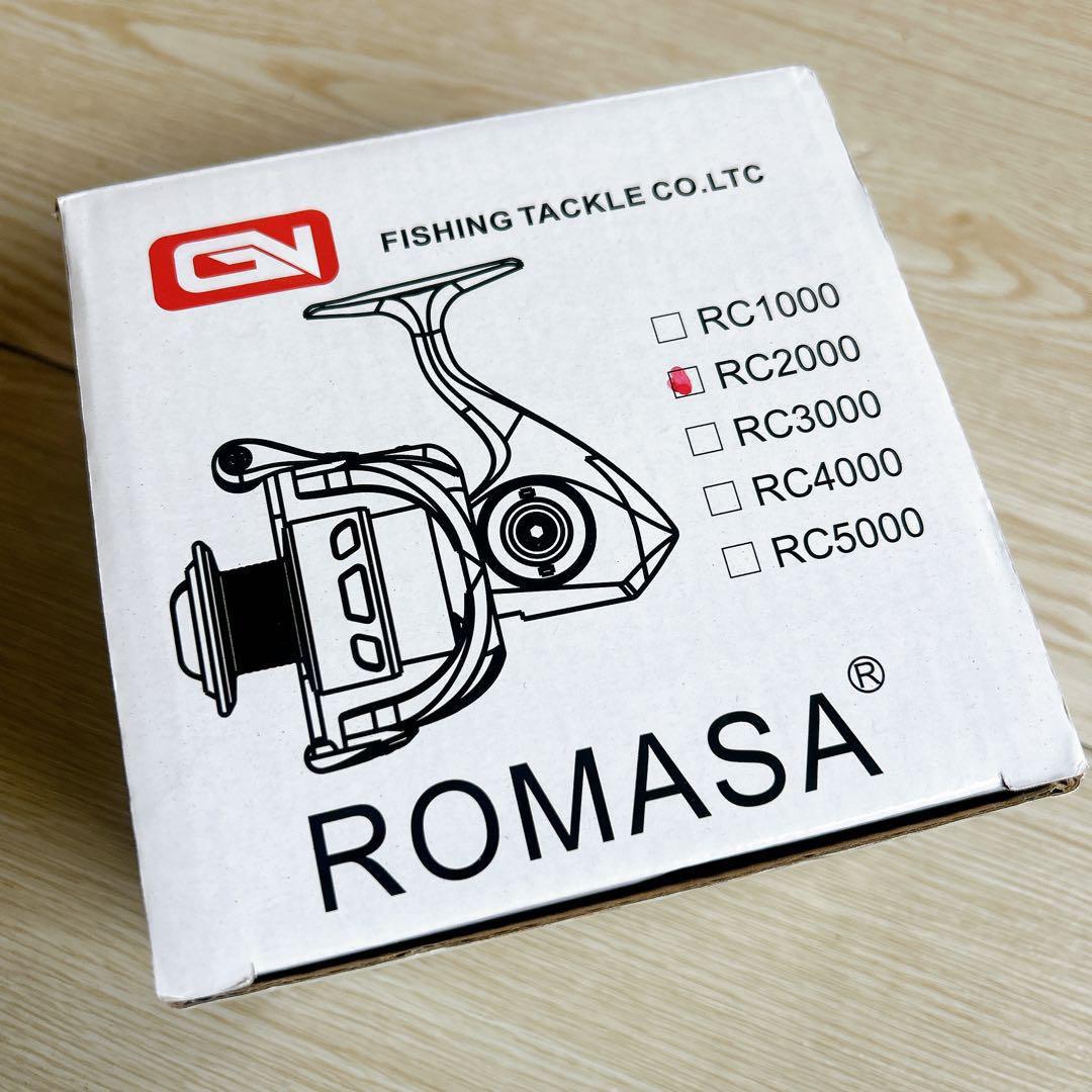 ROMASA RC2000 スピニングリール 赤黒