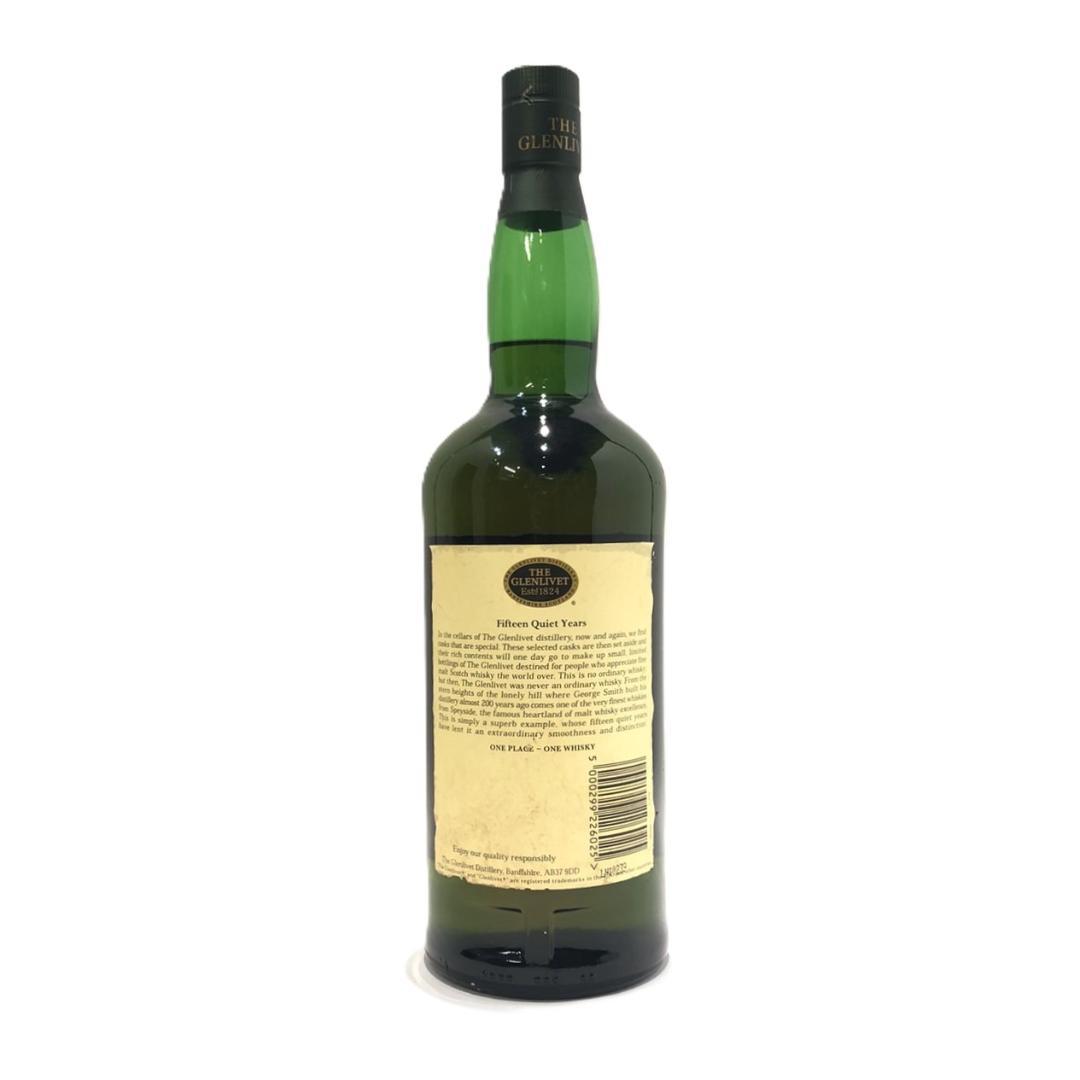 オールドボトル グレンリベット 15年 シングルモルトウイスキー 1L