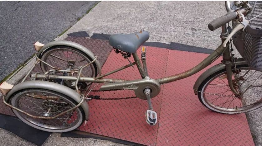 ナショナル 三輪自転車　大人用（兵庫県姫路市まで引き取り限定）
